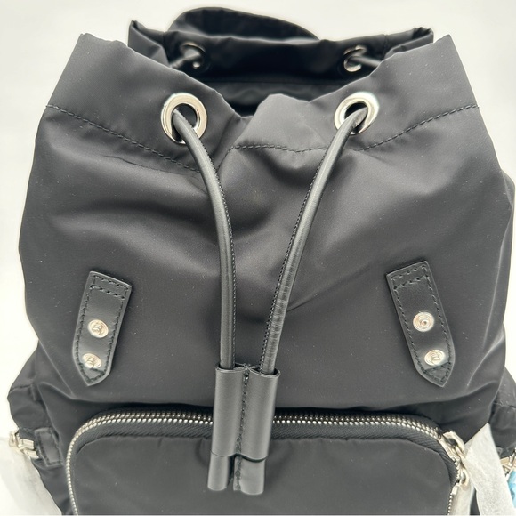 BURBERRY - Nylon Logo Print Medium Rucksack Backpack - Picture 8 of 13
